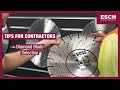 Select the RIGHT Diamond Blades - High-Speed Blades for Cut-Off Saws | Esch Construction Supply