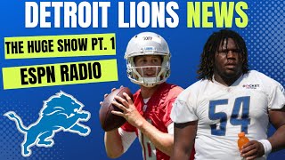 Detroit Lions News & Rumors From ESPN The Huge Show West Michigan Ft. Mike Kimber Part 1
