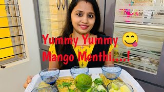 Mamidikaya Menthi!!! Yummy 😋 yummy 😋  Simple mango reciepe and Tip for cleaning silver items!