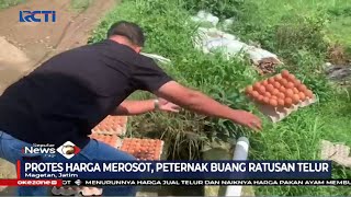 Peternak Ayam Petelur di Magetan, Jatim, Buang Telur Karena Emosi Harga Murah Pakan Mahal -SIS27/01