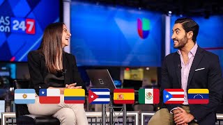 Me entrevistó Univisión por imitar varios acentos en Español | Marianna Girgenti