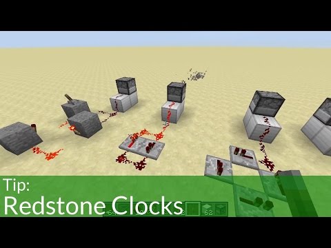 Tip: Redstone Clocks in Minecraft Tip: Redstone Clocks in Minecraft