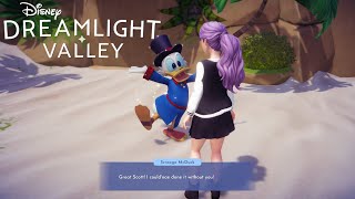 Helping Wall E, Kristoff, and Scrooge with quests in Disney Dreamlight Valley Ep. 20