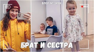 ВЛОГ №3498: Брат и сестра | Покупка для дачи | Преодолеваю себя  29.01.25