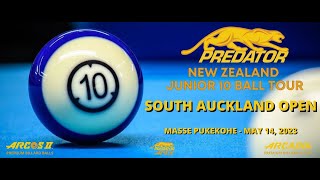 PREDATOR NZ JUNIOR 10 BALL TOUR - SOUTH AUCKLAND OPEN | 10 Ball