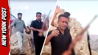 ‘He Will Be Found’ — Armed Men Search Iran’s Rocky Terrain for Missing Pilot