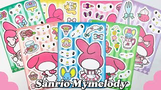 Sanrio Friends Mymelody Sticker Book 💕 산리오 마이멜로디 PaperDiy