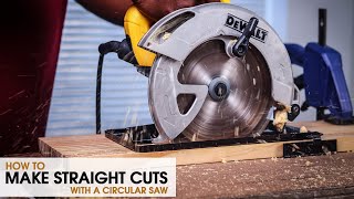 How to Make Straight Cuts with a Circular Saw [5 ways]-Step-by-Step