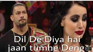 WWE Roman Reigns and Paige sad video true love story
