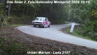 Urbán Márton - Lada 2107 One Solar 2. Felsőkelecsény Minisprint 2024.10.13.