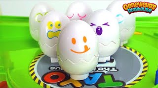 Learn Shapes and Colors with Hide N' Squeak Eggs!