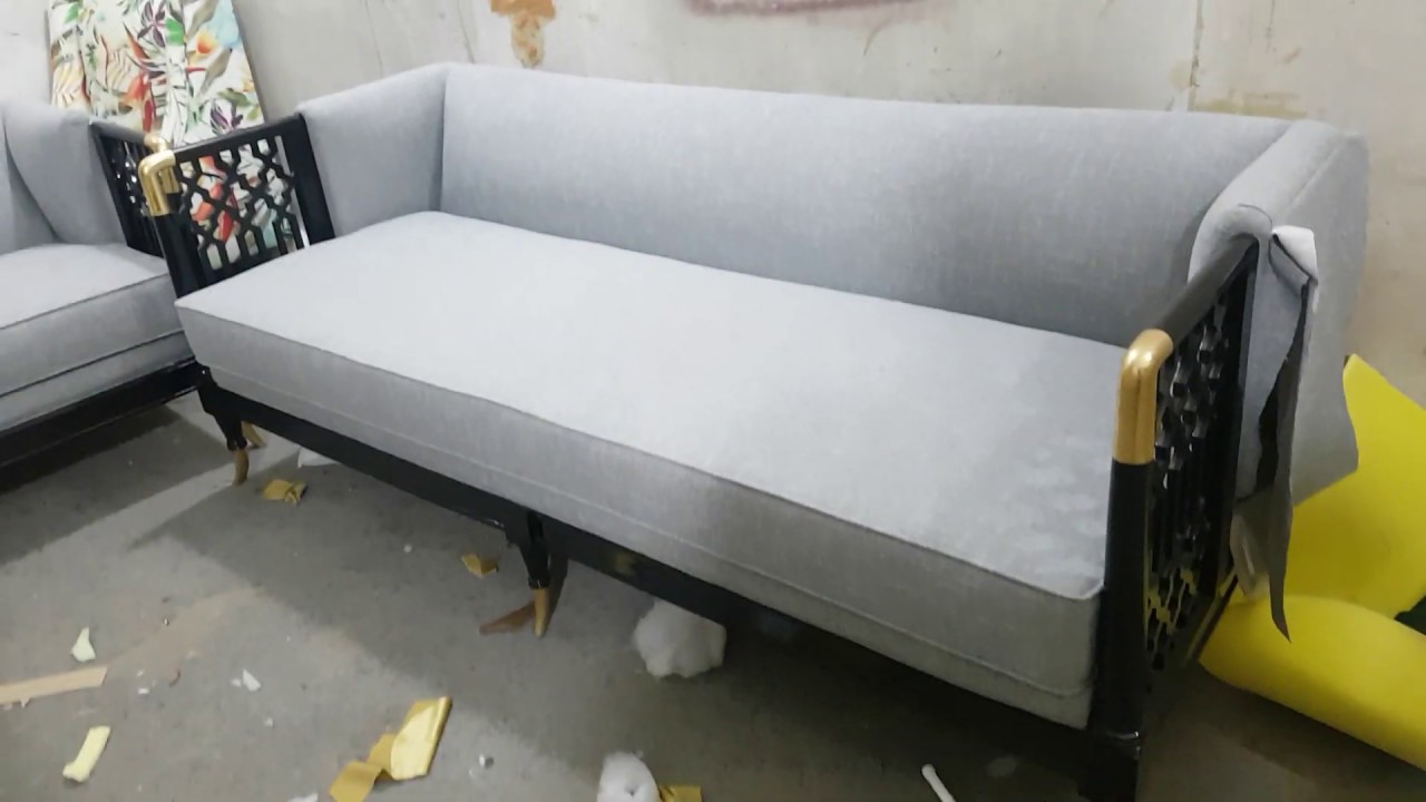 Modern Stylish Wooden Sofa Set Youtube