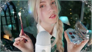 ASMR | Your Slytherin FRIEND Does Your Makeup 🎄🎁 Christmas at HOGWARTS【Personal Attention】✨