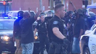 Police, protesters square off in Gaston County, NC over racial inequality issues