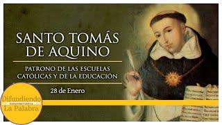 ✝️ El Santo Del Día De Hoy 28 de Enero ✝️ Santo Tomás de Aquino ✝️ @difundiendolapalabra