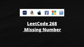 LeetCode Patterns: LeetCode 268 Missing Number | Python