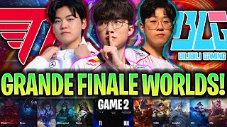 T1 vs BLG GAME 2 HIGHLIGHTS GRANDE FINALE WORLDS 2024