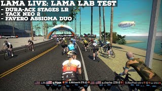 LAMA LIVE: Lab Test // Dura-Ace Stages LR // Tacx(Garmin) NEO 2