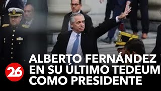 EN VIVO | Alberto Fernández participa de su último Tedeum como presidente