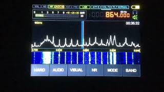 Malahit DSP SDR 受信機でラジオ沖縄の受信。