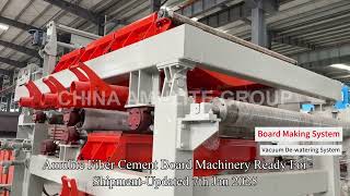 CHINA AMULITE GROUP FIBER CEMENT BOARD MAKING MACHINE #fibercementboard  #manufacturing