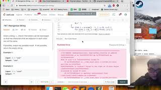 Real Time Solve and Explain Leetcode 767 | Reorganize String