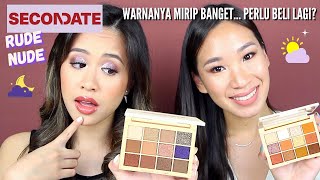 SECONDATE RUDE NUDE DAY TO NIGHT LOOK | Nude Eyeshadow REVIEW + FIRST IMPRESSION