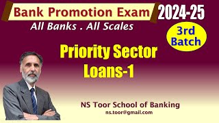 Bank Promotion Exam 2024 : 3rd BATCH :  Priority Sector-1 24.12.24 (6.30AM)#nstoor