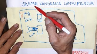 Skema rangkaian lampu mundur pada mobil (buat pemula)