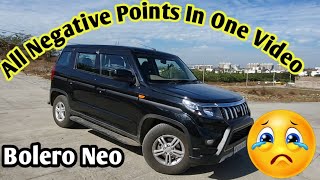 Mahindra Bolero Neo | All Major Cons or  Negative Points | Owners Point Of View