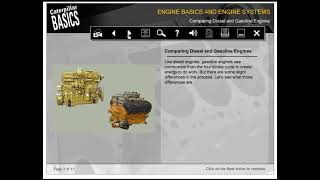 Diesel Engine Basics part 1 -  الكورس الكامل من كاتربيلر الخاص بمحركات الديزل الجزء الاول