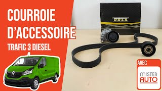 Changer la Courroie d'Accessoire Trafic 3 1.6 dCi 🚗