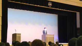 令和3年3月 一条高等学校附属中学校 学校説明会　教育長・一条高等学校校長 挨拶