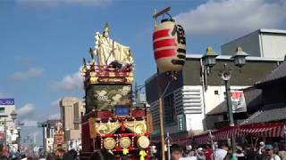 2018 栃木市秋祭り 人形山車巡行(1) Tochigi City autumn festival  Doll floats