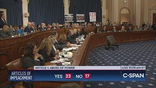 House Judiciary Committee APPROVES Articles of Impeachment