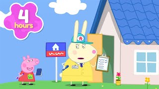 Peppa Finds a NEW Home 🏠 Peppa Pig Full Episodes | 4 Hours of Kids Cartoons