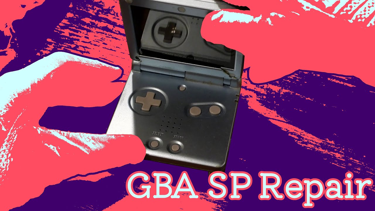 How To Repair A Broken Game Boy Advance SP - YouTube