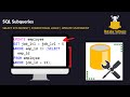 SQL Subqueries Tutorial | Slides & Various Code Examples | SQL for Data Analysis Episode 12