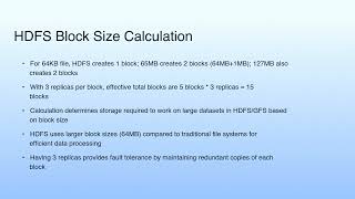 HDFS Block Size Calculation | Lecture 23: MapReduce-Tutorial