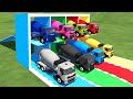 TRANSPORT OF COLORS! TRANSPORTING COLORED MINI MIXER TRUCK TO GARAGE! FS22 MOD - Farming Simulator22