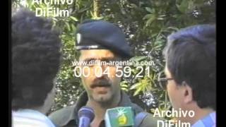 DiFilm - Alzamiento Militar Mayor del Ejército, Hugo Reinaldo Abete (1990)