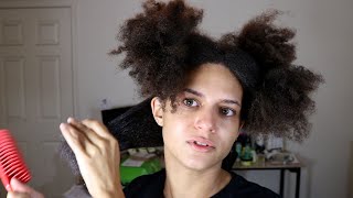 Detangling My Natural Type 4 Hair After A Depressive Episode | Natural Hair and Mental Health