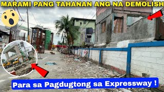 Mga Bahay na tatamaan  GINIBA NA ! para sa pagdugtong ng Expressway ! Brgy 179  Sta Manila Nov 17 24