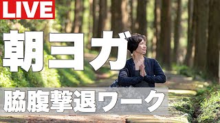 朝ヨガライブ 天赦日 柔軟性の大切さ 脇腹撃退ワーク 今日のマヤ暦【KIN157】赤い地球  音1