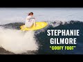 Stephanie Gilmore as a Goofy Foot