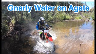 Agate Creek trail dirt biking in 4k