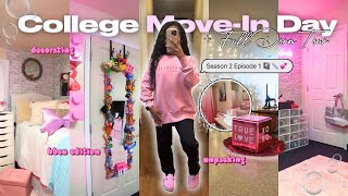 COLLEGE MOVE IN DAY + Dorm Tour | decorating,unpacking, etc | WSSU