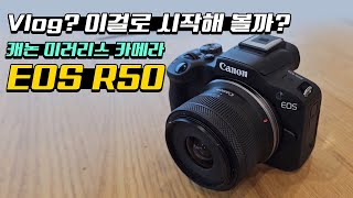 vlog, 유튜브 카메라 고민? 캐논 EOS R50으로 시작해볼까?