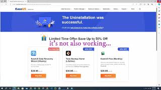 How to uninstall easeus data recovery wizard windows 10