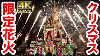 フロリダ・ディズニーワールド／限定花火「ミニーのワンダフル・クリスマス」Minnie's Wonderful Christmastime Magic Kingdom（2024）